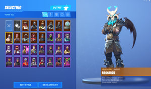 ⚡30 Skins! 💎Valor! 💎Ragnarok! 💎Havoc! 💎Rose team Leader! 💎The Visitor! ⚡28 Backs! ⚡2x Pets! No.5