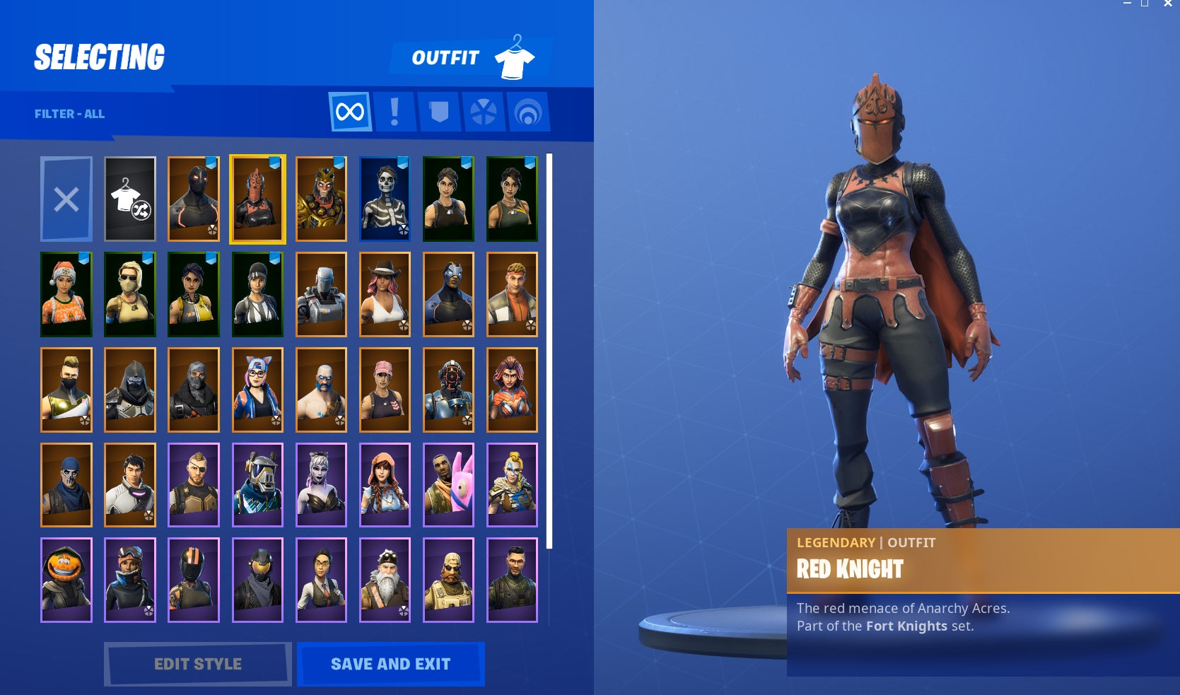 ⚡45 Outfits! 💎Wukong! 💎Omega! 💎Red Knight! 💎A.I.M.! ⚡35 Backs! ⚡StW! ⚡6x Pets! No.10