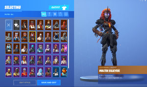 ⚡43 Outfits! 💎Molten Battle Hound! 💎Molten Valkyrie! 💎Love Ranger! ⚡41 Backs! ⚡StW! ⚡7x Pets! NO.11