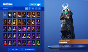 ⚡38 Outfits! 💎A.I.M.! 💎Calamity! 💎Ragnarok! 💎Lynx! ⚡34 Backs! ⚡StW! ⚡5x Pets!