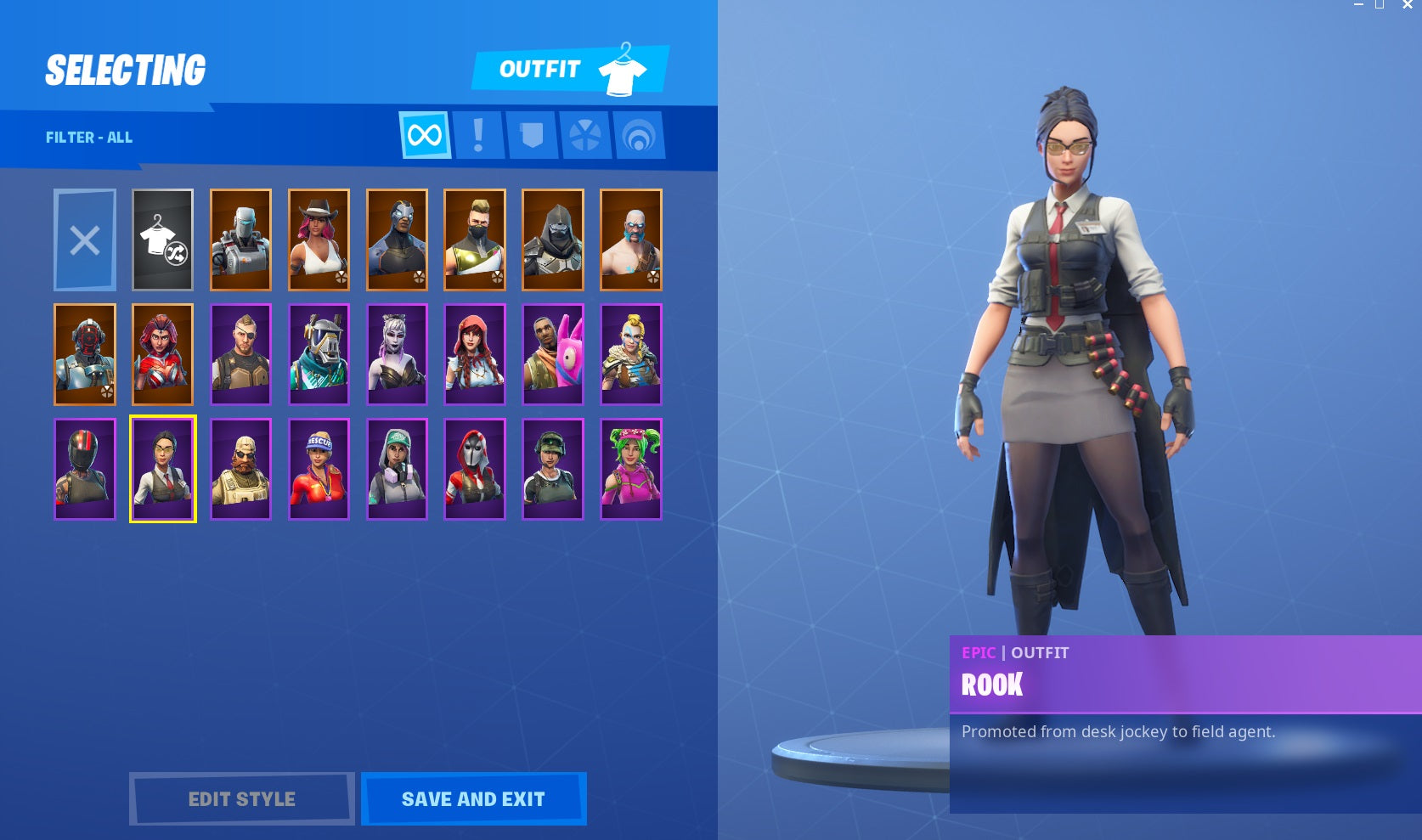 ⚡22 Outfits! 💎A.I.M.! 💎Calamity! 💎Ragnarok! 💎The Visitor! 💎Valor! ⚡18 Backs! ⚡3x Pets! No.17