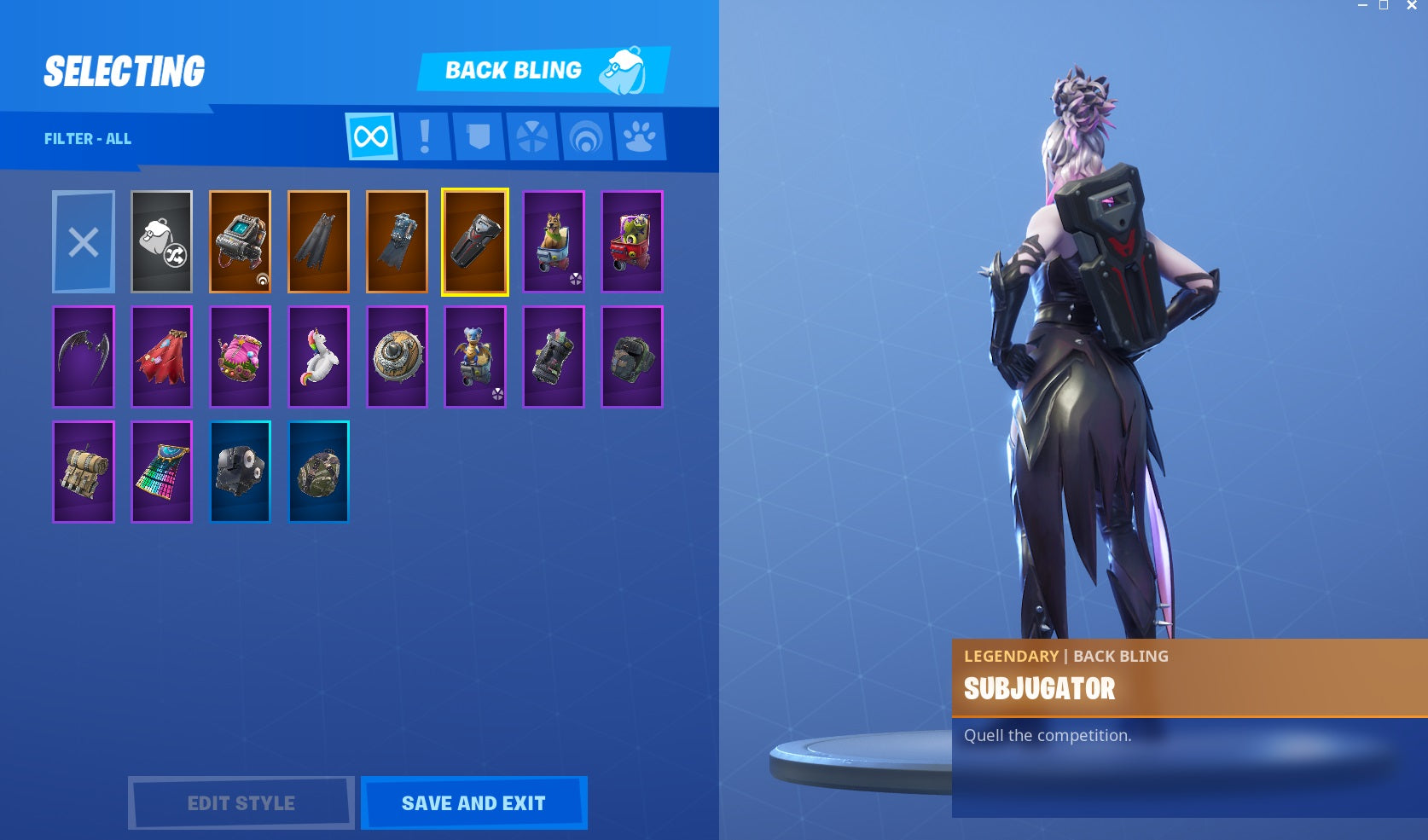 ⚡22 Outfits! 💎A.I.M.! 💎Calamity! 💎Ragnarok! 💎The Visitor! 💎Valor! ⚡18 Backs! ⚡3x Pets! No.17