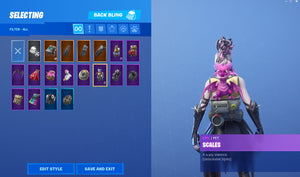 ⚡22 Outfits! 💎A.I.M.! 💎Calamity! 💎Ragnarok! 💎The Visitor! 💎Valor! ⚡18 Backs! ⚡3x Pets! No.17