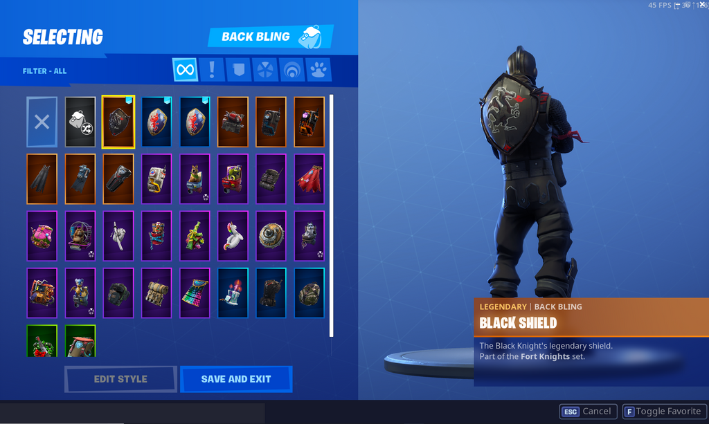 Black Knight with Season 2 Skins, Sparkle Specialists, Twitch Prime Skins, AC/DC, Axecalibur, Floss, The Worm & More | 670 Vbucks | Full Email Access