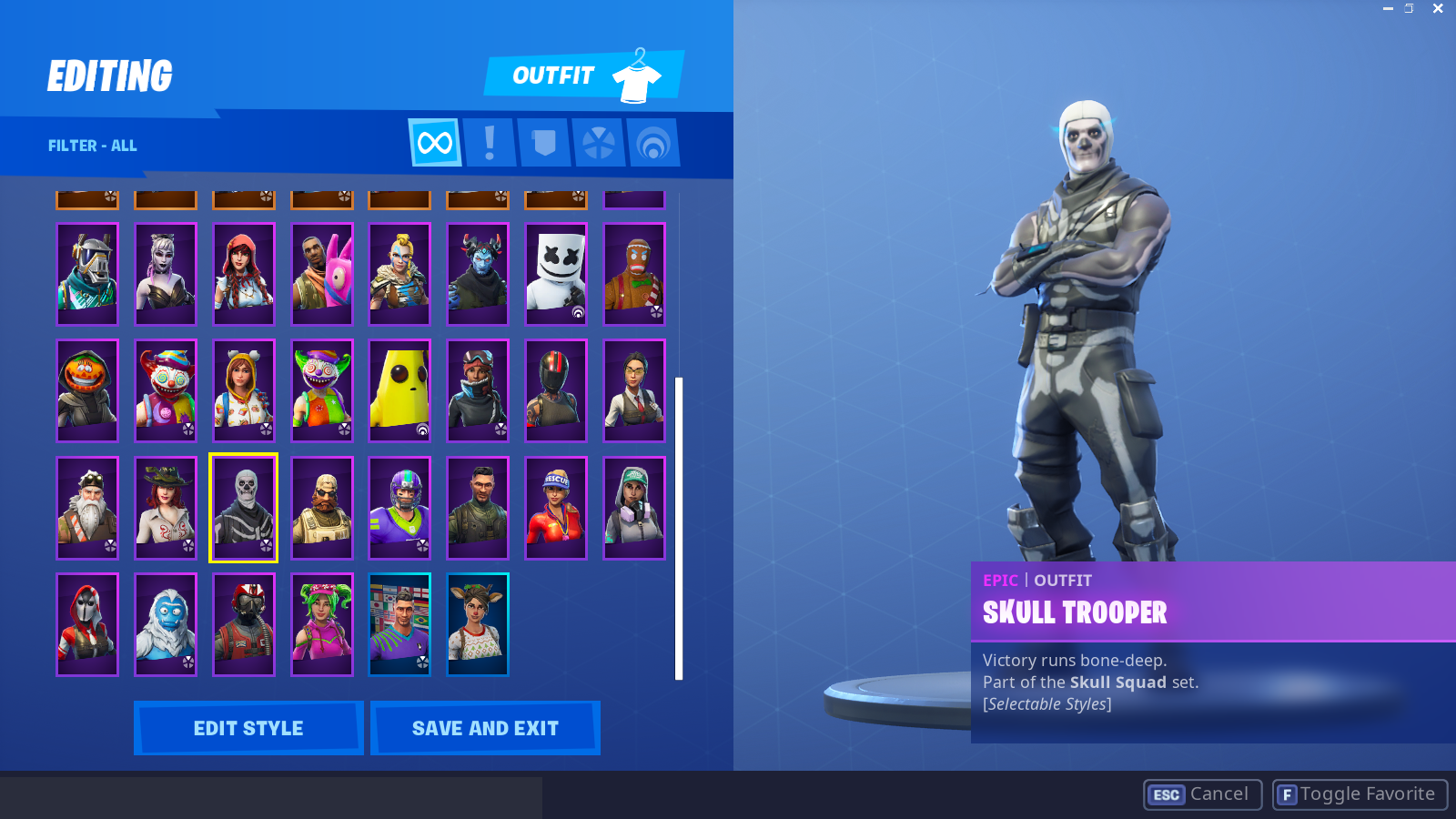 Skull Trooper / 52 Skins / Top Skins / No.19