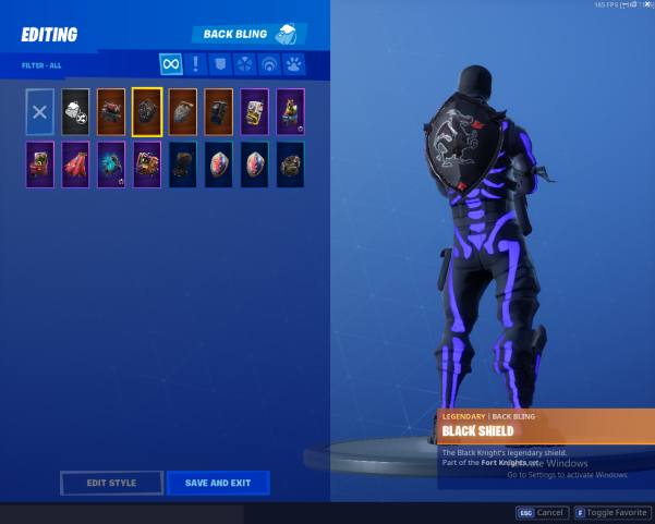 OG PURPLE SKULL TROOPER - BLACK KNIGHT + TWITCH PRIME PACK 1 [FA