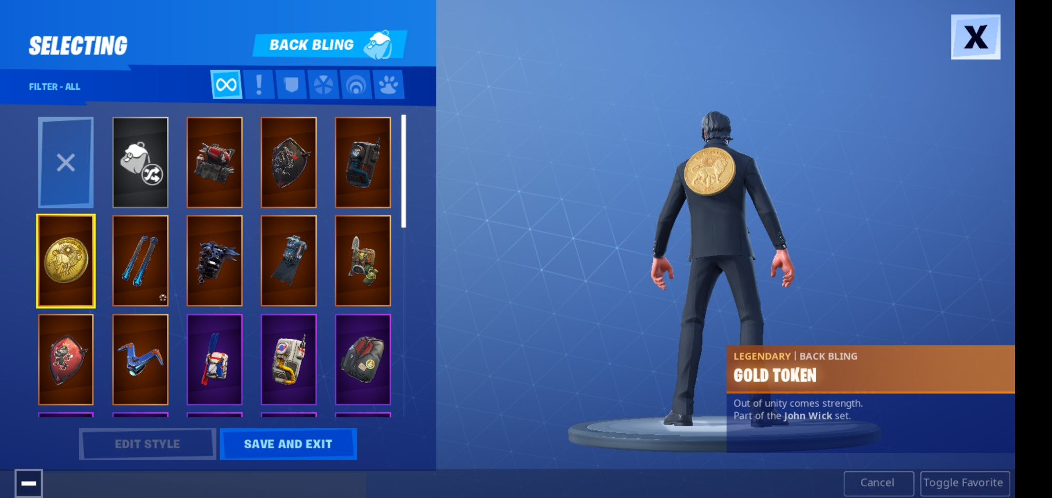 Dark Knight, Skiing Skins, Red Knight, John Wick & 4,700 V-Bucks No.20