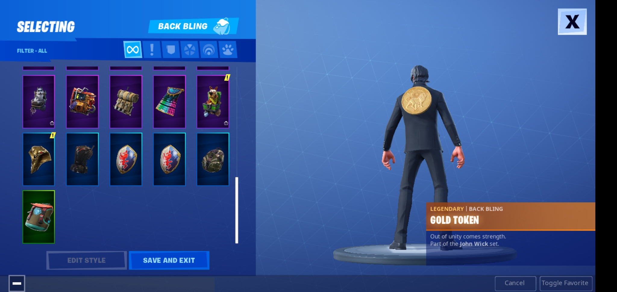 Dark Knight, Skiing Skins, Red Knight, John Wick & 4,700 V-Bucks No.20