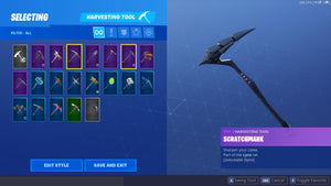 Fortnite account Season 3-9, Reaper, Luxe & more skins, 37 skins + STW No.18