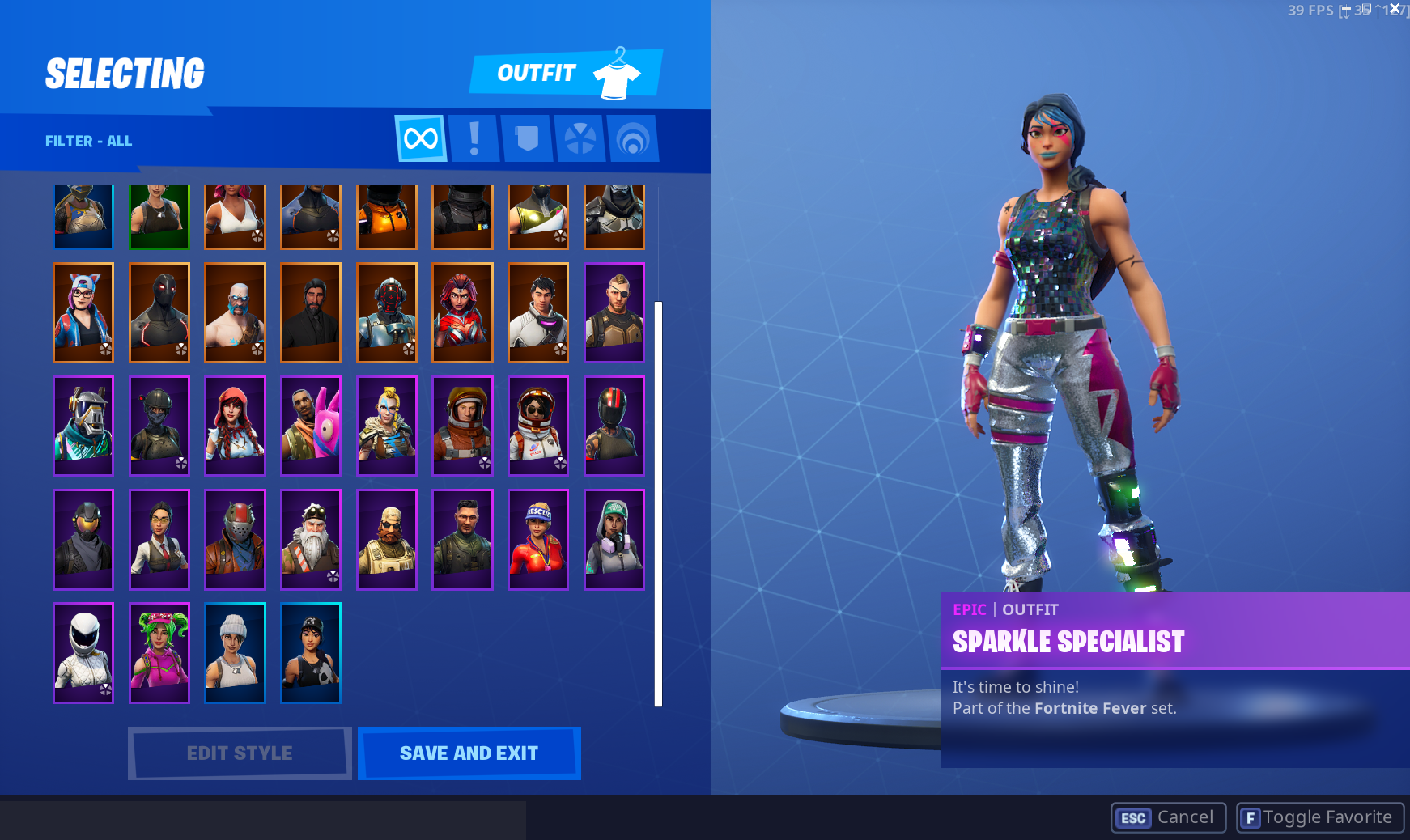 Black Knight with Season 2 Skins, Sparkle Specialists, Twitch Prime Skins, AC/DC, Axecalibur, Floss, The Worm & More | 670 Vbucks | Full Email Access