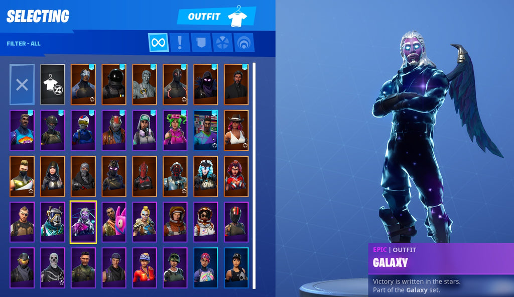 FORTNITE ACCOUNT WITH GALAXY SKIN/SKULL TROOPER/7750 V BUCKS/ AND MUCH MORE No.26