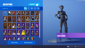 Fortnite account Season 3-9, Reaper, Luxe & more skins, 37 skins + STW No.18