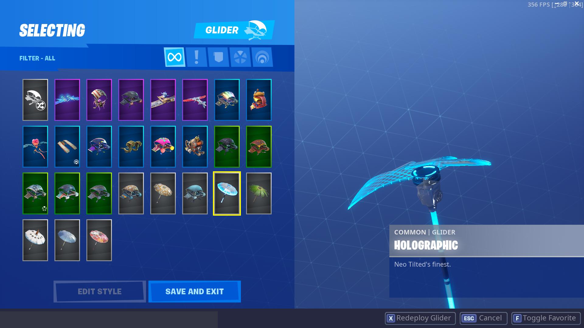 Fortnite account Season 3-9, Reaper, Luxe & more skins, 37 skins + STW No.18